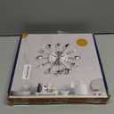 Timelike Kitchen Wall Clock, 3D Removable Modern Creative Cutlery Kitchen Spoon Fork Wall Clock Mirror Wall Decal Wall Sticker Room Home Decoration (Colorful)