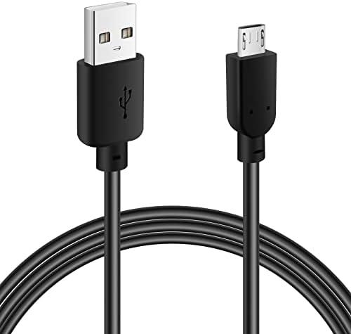 Micro USB Cable 2 Feet, 2.4A Fast Charging & Sync Android Charger, USB 2.0 A to Micro B 5-Pin Cord, Compatible with Samsung Galaxy S7 S6 Edge, Note 5 4, Sony PS4 Controller, Kindle, Fire TV and More