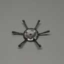 6 inch Steel Wire Brush Cutter Trimmer Head, Weed Wacker Attachments Heads,Wired Trimmer Head Replacement for Electric Battery Powered Cordless String Trimmer, Weed Eater