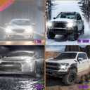 For 2015-2019 GMC Yukon light Bulbs, 9005 High Beam H11 Low Beam H16 Fog Light License Plate Lights Combo, 8PCS