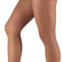 Truform Sheer Compression Pantyhose, 8-15 mmHg, Women's Shaping Tights, 20 Denier, Taupe, X-Tall