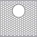 Silicone Sink Protectors for Kitchen Sink, 26"x14" kitchen Sink Mat Non-Slip Heat Resistant for Protection of Stainless Steel Sink and Tableware (Grey)