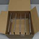 Cutting Board Holder Stand, Chopping Board Organizer Rack with 304 Stainless Steel, Cookie Sheet Storage Organizer, 1.0 & 1.2 Inch Wide Slots (Pack of 1)