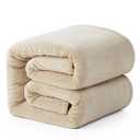 Hansleep Fleece Blanket Twin Size Taupe, Soft Cozy Twin Blanket, Fuzzy Flannel Lightweight Blanket for Bed, Sofa, Couch, Travel, Camping, Taupe, 60x80 Inches