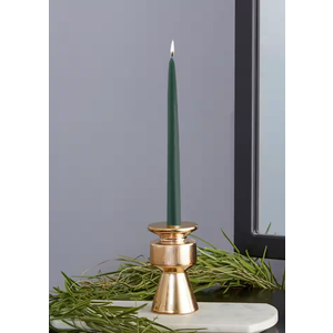 30-pieces Dipped Taper Dark Green Dinner Candle, 10 Inch