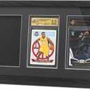 PSA Graded Card Display Frame, Sports Card Display Frame for PSA Graded Cards- Trading Card Display Case for Football Basketball Hockey Trading Card,3 Cards,Black