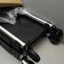 YITAHOME 3-Tier Large Folding Utility Cart w/Wheels(2 Brakes), 300lbs