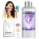 5.0 Upgraded Makeup Brush Cleaner MachineIndustry NO.1-10000 RPM Turbine MotorElectric Makeup Brush CleanerSGS Certified - Zero Dust ResidueUniversal One-Button Cleaner, Make Up Brushes Cleaner 