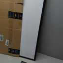 VIZ-PRO Magnetic Dry Erase White Board, 36 X 24 Inches, Black Aluminium Frame