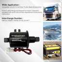 Electric Fuel Pump 12V 5-9psi HEP-02A for Electric Transfer Universal Low Pressure Gas Diesel Fuel Pump for All 12V Cars Trucks Boats Carburetor Lawn Mower