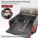 oEdRo Soft Roll Up Tonneau Cover Fit for 2020-2026 Jeep Gladiator JT 5ft
Soft Roll-up Truck Bed Cover Pickup Cover Compatible with Jeep Gladiator JT 2020 2021 2022 2023 2024 2025 2026 5 Feet Bed