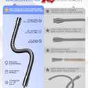 Heavy-Duty 13" Flexible Gooseneck Extension Tube Arm with 1/4"-20 & 3/8"-16 Adapter (KN14-13)