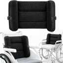 Lateral Support for Wheelchair Back Cushion Pressure Relief Side Support Pads Recliner Wheelchair Lumbar Pillow for Office Chair Back(Black)