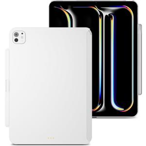 MAGEASY CoverBuddy Lite for M4 iPad Pro 11" (2024) - iPad Pro Case Compatible with Magic Keyboard for iPad Pro (M4), with Apple Pencil Pro Pencil Holder - White MAGEASY CoverBuddy Lite for M4 iPad Pro 11" (2024) - iPad Pro Case Compatible with Magic Keyboard for iPad Pro (M4), with Apple Pencil Pro Pencil Holder - White