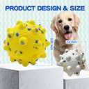 2 Pcs Tough ETPU Dog Balls for Aggressive Chewers - Bouncy, Interactive Floating Chew Toys for Fetch & Water Play with Small Medium Dogs