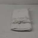 PURE ERA Jersey Knit 4pc Bed Sheet Set 100% T-Shirt Cotton Super Soft Comfy Breathable Fits Mattress Up to 20" Extra Deep Pocket(Solid Off White,Queen) (Queen, Off White)