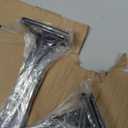 4 Pack - 12 inch Black Hidden L Shelf Bracket (1/5 Inch Thicked) Iron Floating Shelf Brackets Rustic Industrial Metal Brackets for Shelf Support