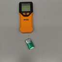 Stud Finder Wall Scanner - 5 in 1 Stud Finder Tool w/Microprocessor Chip and HD LCD Display, Stud Detector Beam Finders for the Center and Edge of Wood AC Wire Metal Studs Joist Pipe (Blood Orange)