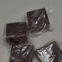 Ezprotekt 2 Inch Bed and Furniture Risers, Square Heavy Duty Solid Steel Self-Adhesive Sofa Table Couch Dresser Risers, Supports 20,000 lbs,Protect Wood and Carpet Floors from Scratch(Brown, 4 Pack) (2" x 3.15")