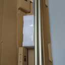 KAMANINA Double Curtain Rod 48 to 72 Inches (4-6 Feet) 7/8 Inch Curtain Rods for Windows, Telescoping Heavy Duty Drapery Rods with Decorative Crackle Glass Finials, Champagne Gold