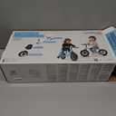 Chillafish Izzy Lightweight Toddler Balance Bike, Blue With Colorful Wheels