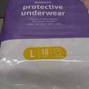 Amazon Basics Incontinence & Postpartum Underwear for Women, Maximum Absorbency, Large, 54 Count, 3 Packs of 18 
