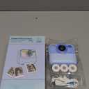 Kids Instant Digital Cameras for Boys and Girls, 1080P HD Dual-Lens Selfie Digital Camera with Print Paper & 32G Card, Christmas Birthday Gifts Toys for Toddler and Teenagers Age 3-16 Years Old (Blue)