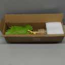 Artificial Eucalyptus Stems in Glass Vase with Faux Water for Table Centerpieces, Fake Eucalyptus Stems and Leaves Greenery in Vase for Home Office Decor