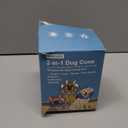 BARKLESS Dog Cone, Inflatable Dog Cone After Surgery for Small Medium Breeds, Soft Surgery Collar with Enhanced Anti-Licking Guard Shield for Pets, Patented Protective Donut Collar (M (Neck: 8"-11"), Grey)