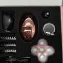 Electric Razors for Women, 5-in-1 Rechargeable Body Shaver - Waterproof Wet Dry Hair Remover - Trimmer for Lady Face Underarms Bikini,Lips,arms, Legs (Pink)