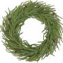 Artificial Christmas Wreath for Front Door - 24 Inch Norfolk Pine Winter Wreaths with Pine Cones Faux Greenery for Wall Window Porch Farmhouse Home Holiday Indoor Outdoor Modern Decor