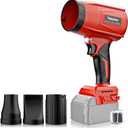 Cordless Leaf Blower Compatible with Milwaukee 18V Battery (Tool Only), 800,000 RPM Brushless Turbo Jet Blower up to 60m/s Airflow, Lightweight 1.5 lbs Handheld Dust Blower for Patio, Lawn & Garage
