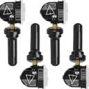 TPMS Sensor,GM 433Mhz Tire Pressure Monitor Sensor Compatible with Chevy, GMC, Cadillac & Buick - Camaro, Cruze, Malibu, Silverado, Sierra, Terrain, Yukon, Lacrosse-Replace#13598773 13516165-4 Pack