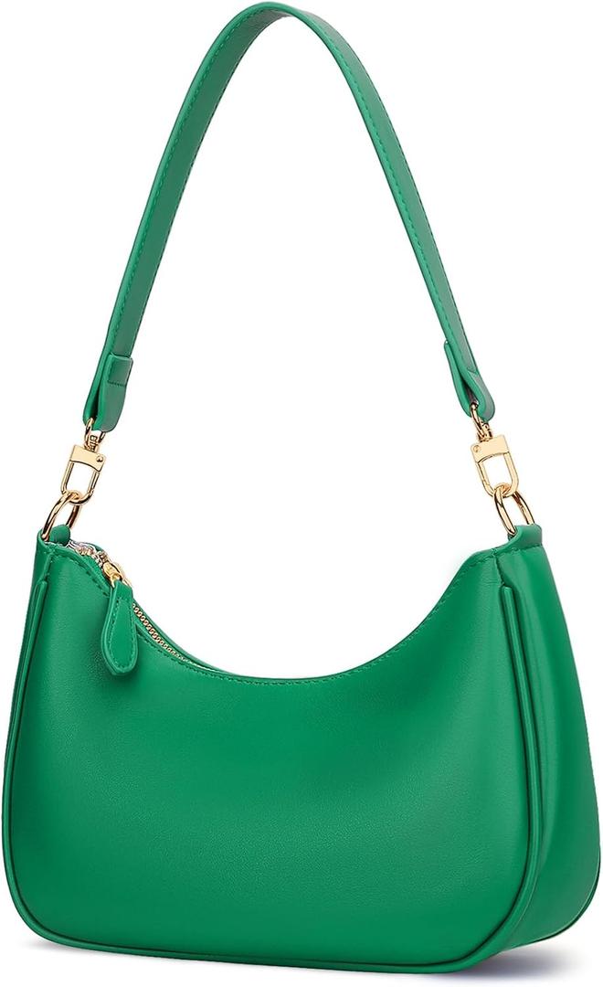 KKXIU Shoulder Bag for Women Cute Hobo Purses and Handbags Retro Clutch Underarm Purse | Cute, Retro, Cute, Retro (Green)