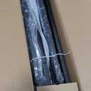 ZIYOO Heavy Duty King Size Folding Bed Frame, 12 Inch High with Sturdy Steel Slats, Metal Platform, No Box Spring Needed, Easy Assembly, Noise-Free, Black