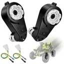 2 Pcs 24V Powered Wheels Motor Upgrade Gearbox for Ride On Toys 24v RS555 40000RPM High Speed Drive Engine Motor Upgrade Gearbox Replacement Parts