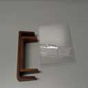 Mixoo 5x7 Picture Frame 2 Pack - Double Rustic Vintage Wooden Picture Frames 5x7 inch with Walnut Wood Base and High Definition Break Free Acrylic Glass Covers for Tabletop Desktop Display ( 5x7" Horizontal + Vertical)