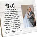 Father of The Bride Gifts, Wedding Gifts for Dad from Bride Daughter, Gift for the Dad of the Daughter, Marriage Blessing present, Personalized Gift for Wedding Picture Frame