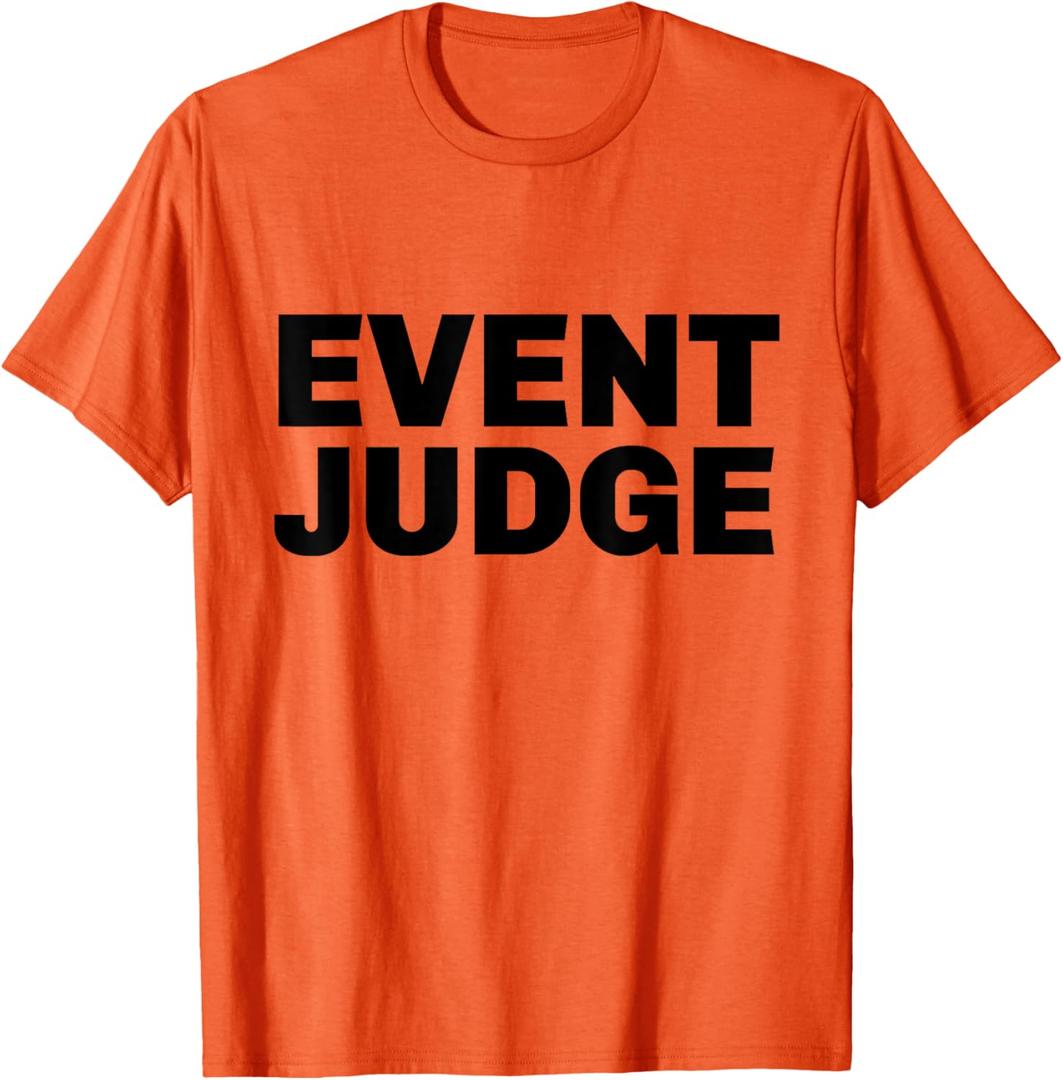 Event Judge Contest Judge T-Shirt, 3XL