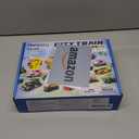 16 Pack Building Blocks Party Favors for Kids, Lego-Compatible 2 in 1 710pcs Building Kits Mini City Vehicles Include Police Car & Train, Christmas Toy Gifts Goodie Bag Filler Stuffers for Boys Girls