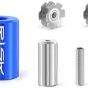 BSSOK Bike Fork Star Nut Setting Tool with 2 Bicycle Star Nut and 6-Hexagonal Wrench (for Size 1-1/ 8")