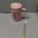 Personalized Ceramic Coffee Mug with Lid Tea Cup Women Teacher Coworker Assistant Principal Christmas Paraprofessional Administrative Professional It Hr Admin Day French Nursing Spanish Swim Latin,P