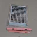 Pawotence Lash Clusters Kit Wispy Lash Extension Kit 8-16mm Natural Cluster Eyelash Extension Kit Individual Lashes 154pcs Eyelash Clusters with Lash Bond and Seal, Lash Tweezers for Self Use