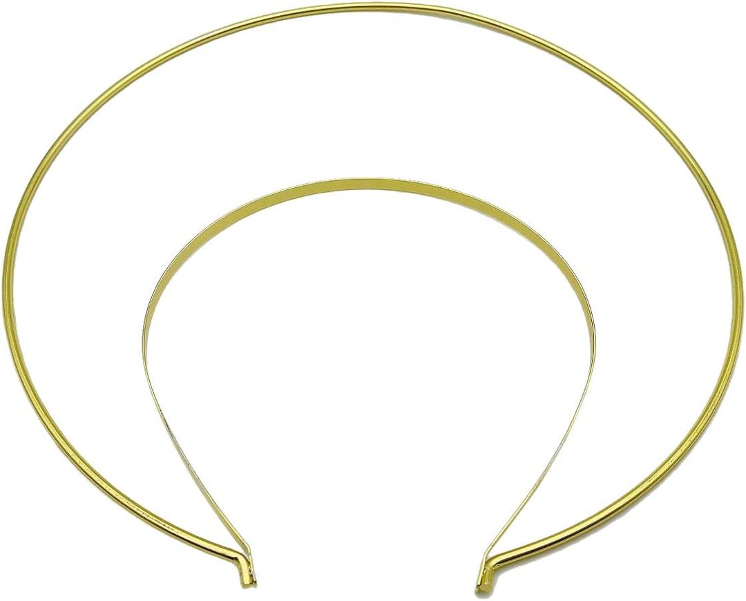 Huralona Halo Crown Headband Goddess Spike Headpiece Mary Headdress for Women's Halloween Costume Party