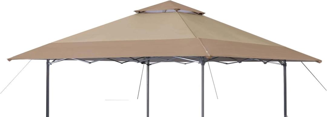 Replacement Cover Compatible with Eagle Peek 13x13 Instant Outdoor Canopy Frame, Canopy Cover ONLY, Beige