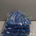 12 Pcs Drainage Mat Modular Interlocking Cushion 11.8" x 11.8" Interlocking Garage Floor Tiles Non-Slip Splicing Interlocking Rubber Floor Tiles for Drain, Deck, Pool, Outdoor/Indoor (Blue)