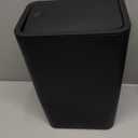 TIPGO Bathroom Trash Can with Lid, 10 Liter/ 2.6 Gallon Slim Garbage Can, Small Trash Bin Waste Basket with Pop-Up Lid for Kitchen, Bedroom, Living Room, Office (Black)