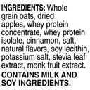 Quaker Protein Instant Oatmeal, Apple Cinnamon, 12g Protein per Serving, Whole Grains, No Artificial Flavors, No Added Colors, 1.76 oz Packets, (24 Pack), BB 02-21-27