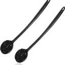 2 Pack Back Scrubber for Shower, 17in Lengthen Long Handle Body Brush, Double Sided Shower Brush for Shower Exfoliating and Massage Can Produce Rich Foam, Long Handle Back Scrubber for Men
