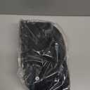 Men's Snow Boots Waterproof Winter Boots Fur Lined Warm Comfortable Slip on Outdoor Men Snow Shoes Zipper Ankle Boot (9, Black)